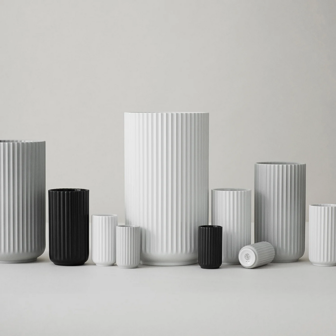 lyngby | porcelain vase 15cm | black - LC