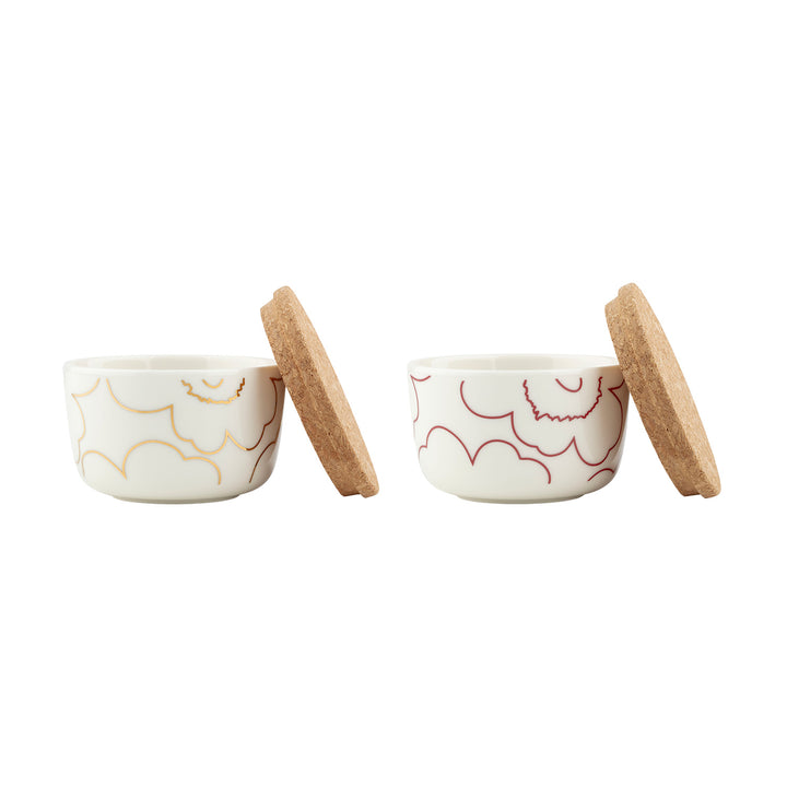 marimekko | oiva piirto unikko bowl 250ml | set of 2 | colour 123 ~ DC