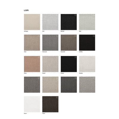 freifrau | leyasol outdoor ottoman | lopi beldi + grey white frame