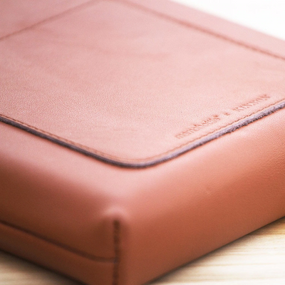 memobottle | sleeve A6 leather | tan - DC
