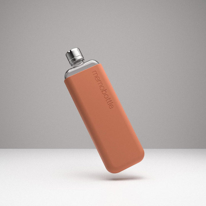 memobottle | sleeve slim silicone | terracotta - LC