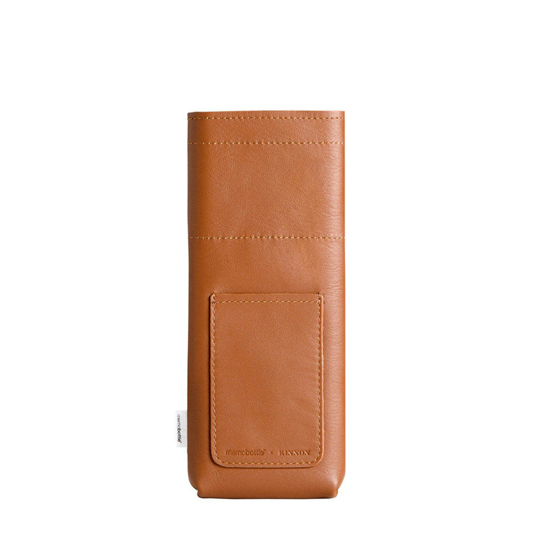 memobottle | sleeve slim leather | tan - LC