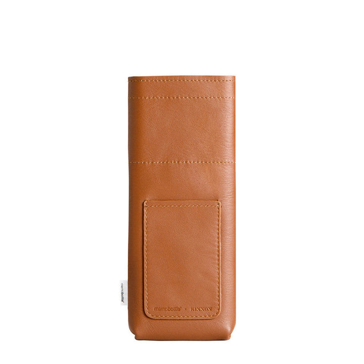 memobottle | sleeve slim leather | tan - LC