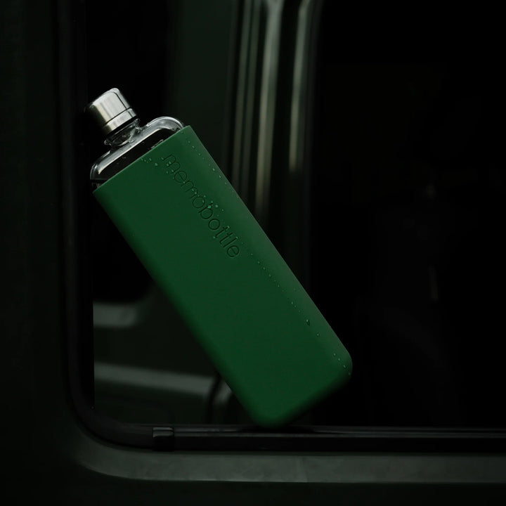memobottle | sleeve slim silicone | moss green - LC