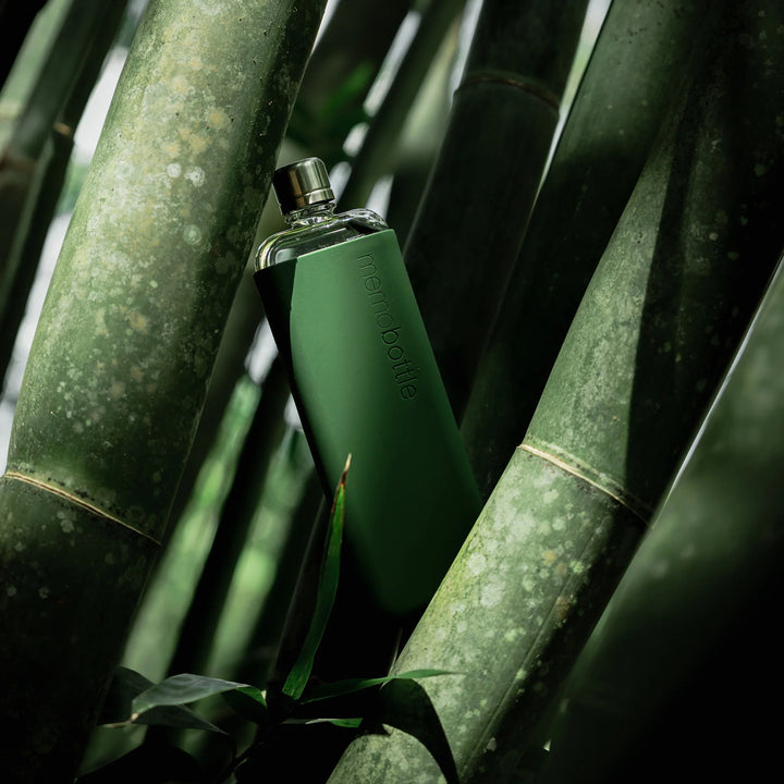 memobottle | sleeve slim silicone | moss green - LC