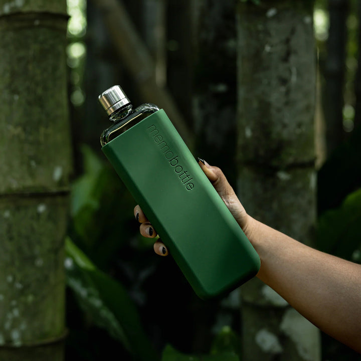 memobottle | sleeve slim silicone | moss green - LC