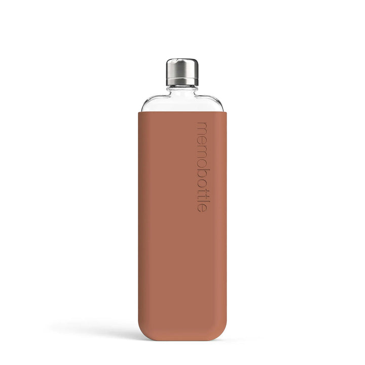 memobottle | sleeve slim silicone | terracotta - LC