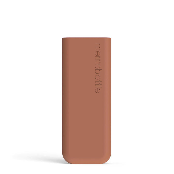 memobottle | sleeve slim silicone | terracotta - LC