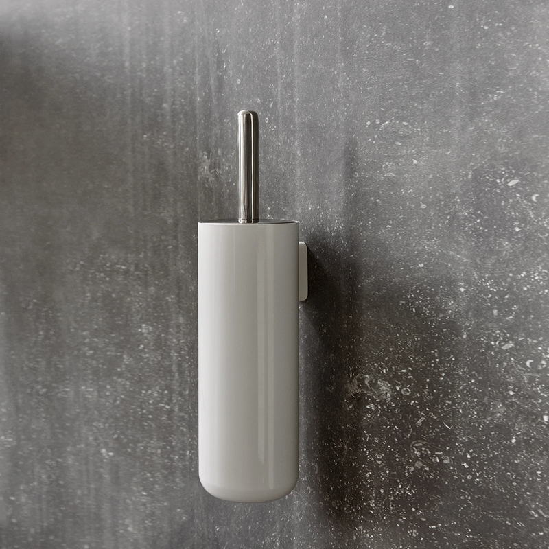 audo copenhagen (menu) | norm toilet brush | wall mount | gloss white