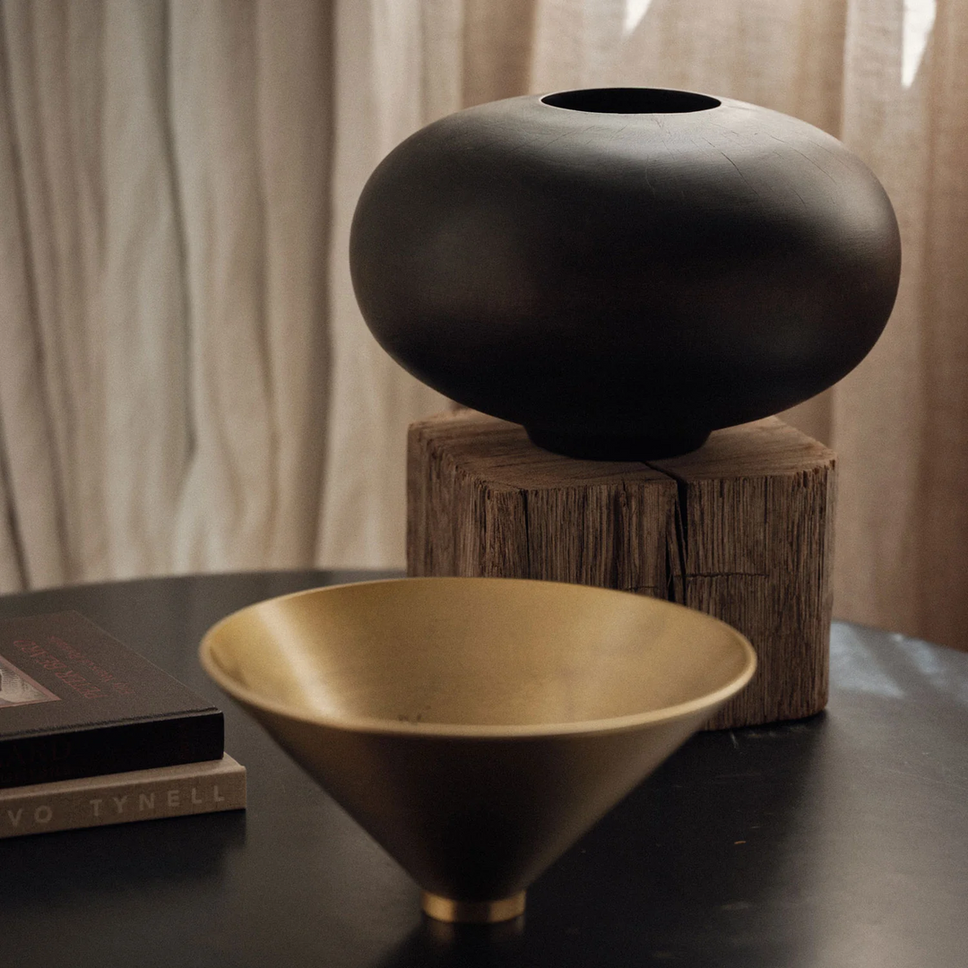 audo copenhagen (menu) | taper bowl | brass
