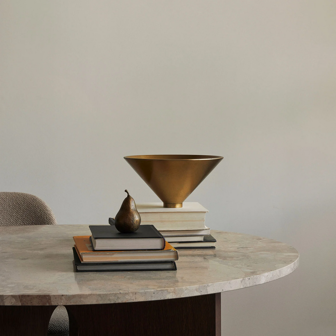 audo copenhagen (menu) | taper bowl | brass