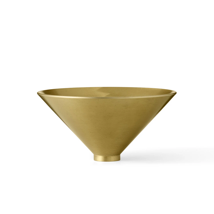 audo copenhagen (menu) | taper bowl | brass
