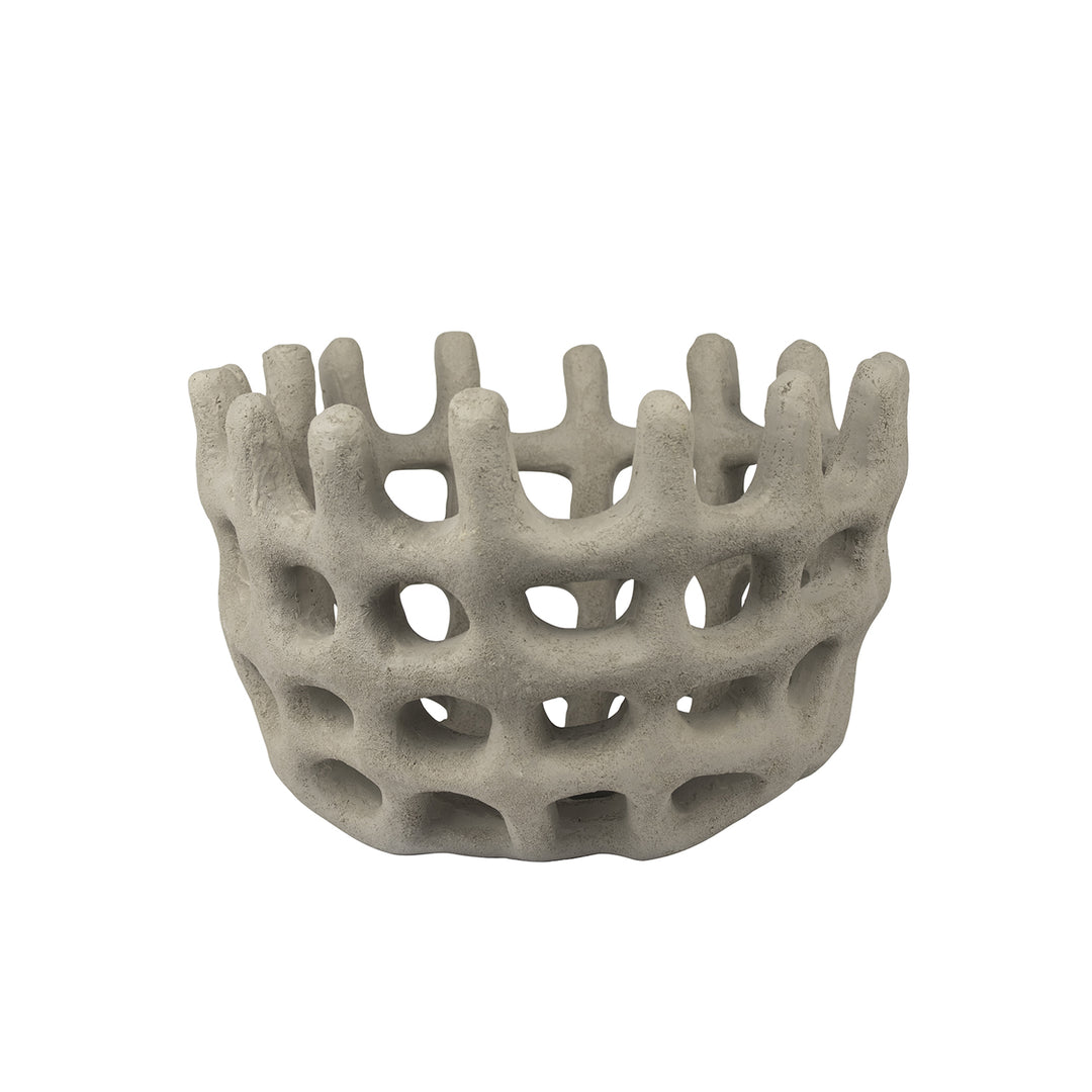 mette ditmer | art piece | braided bowl | sand