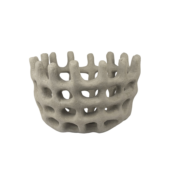 mette ditmer | art piece | braided bowl | sand