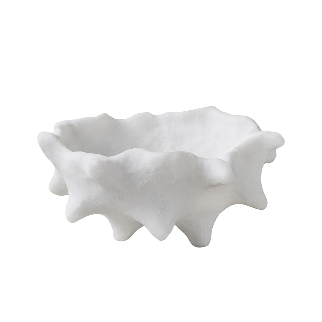 mette ditmer | art piece | chestnut bowl | off white