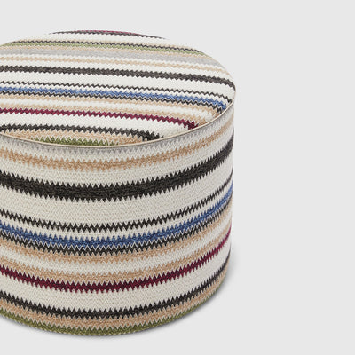 missoni home | blurred cylinder pouf | colour 148