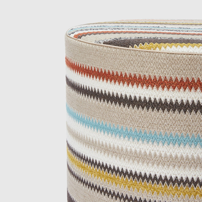 missoni home | blurred cylinder pouf | colour 172