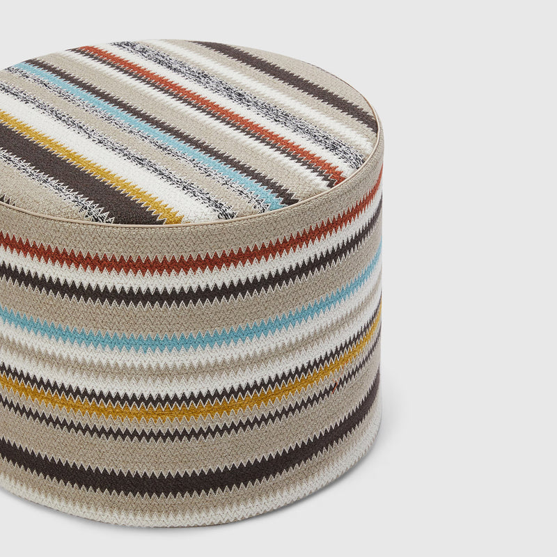 missoni home | blurred cylinder pouf | colour 172