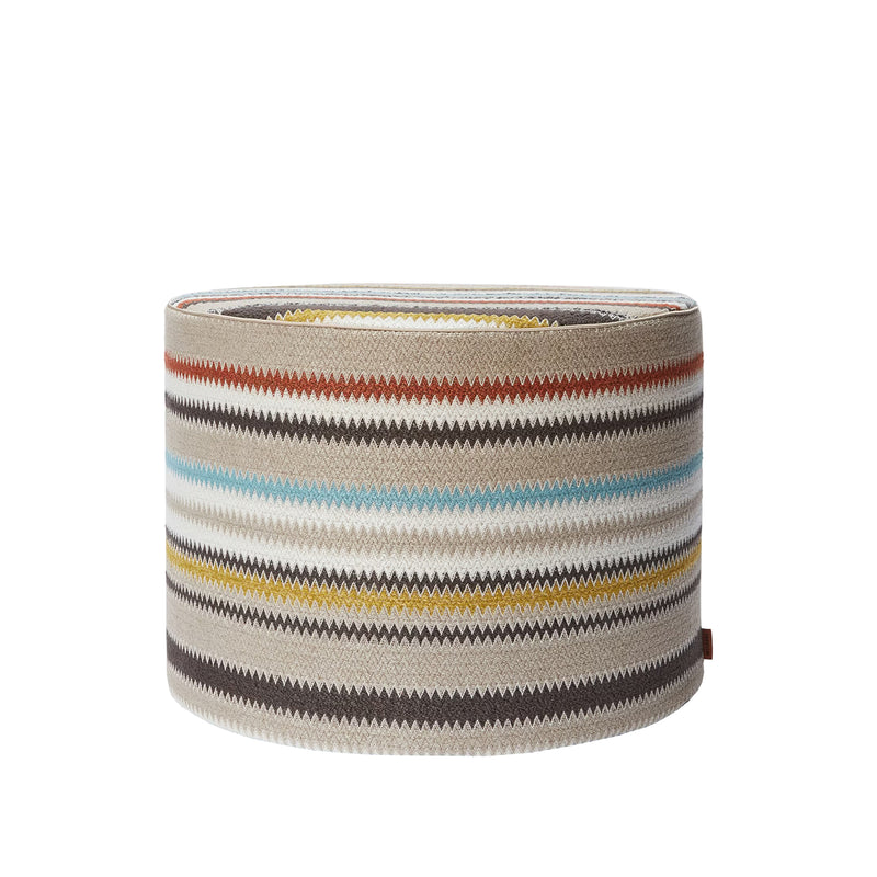 missoni home | blurred cylinder pouf | colour 172