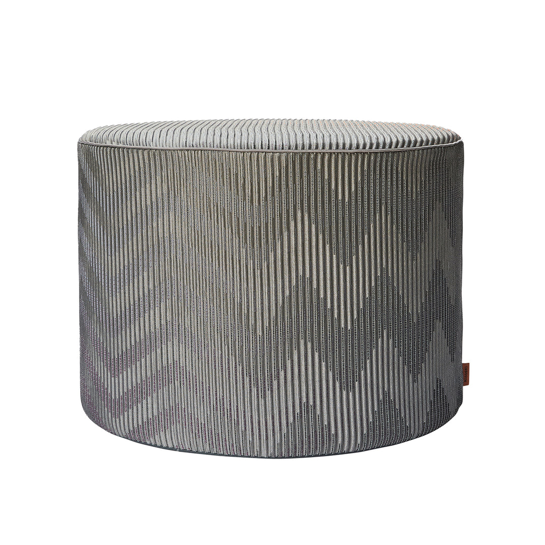 missoni home | dinamico cylinder pouf | colour 132