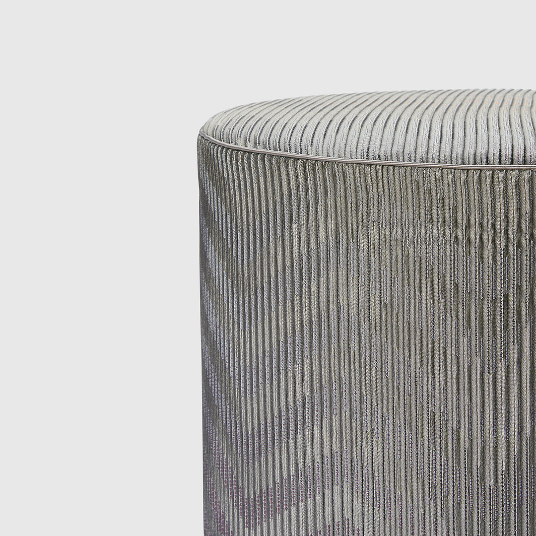 missoni home | dinamico cylinder pouf | colour 132
