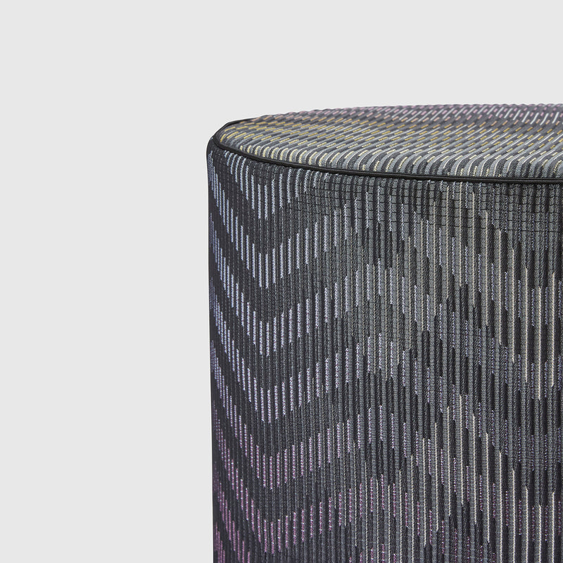 missoni home | dinamico cylinder pouf | colour 160