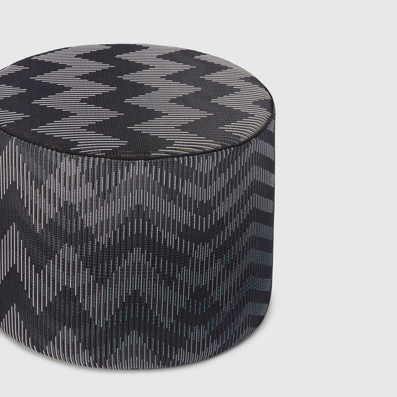 missoni home | dinamico cylinder pouf | colour 160