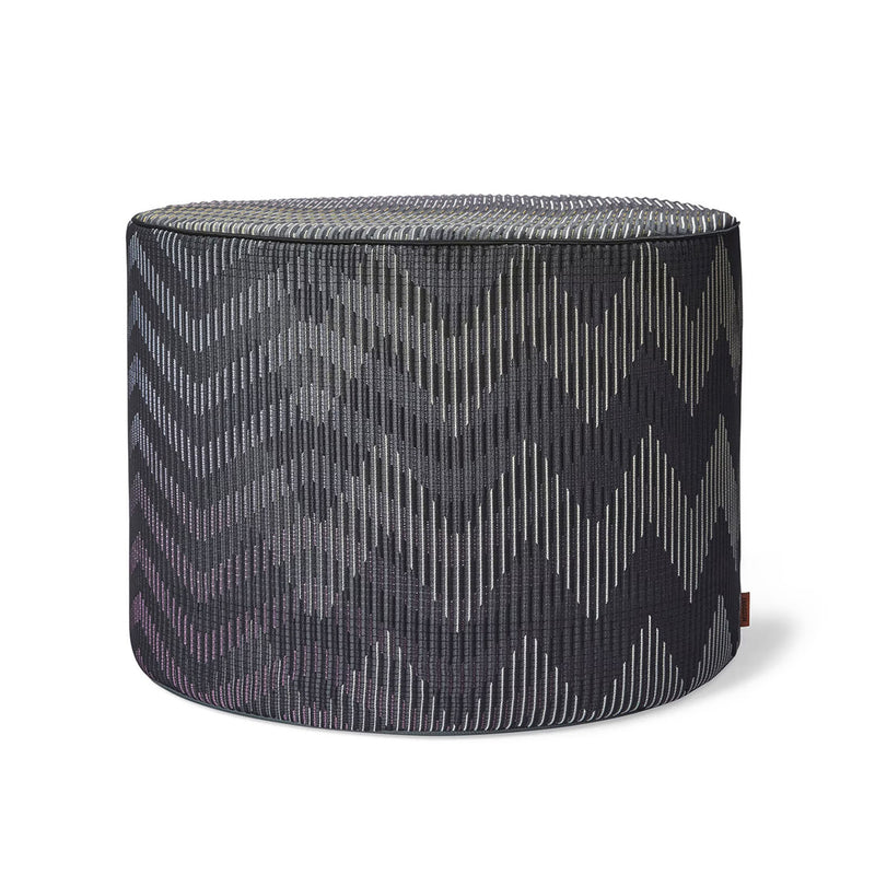 missoni home | dinamico cylinder pouf | colour 160