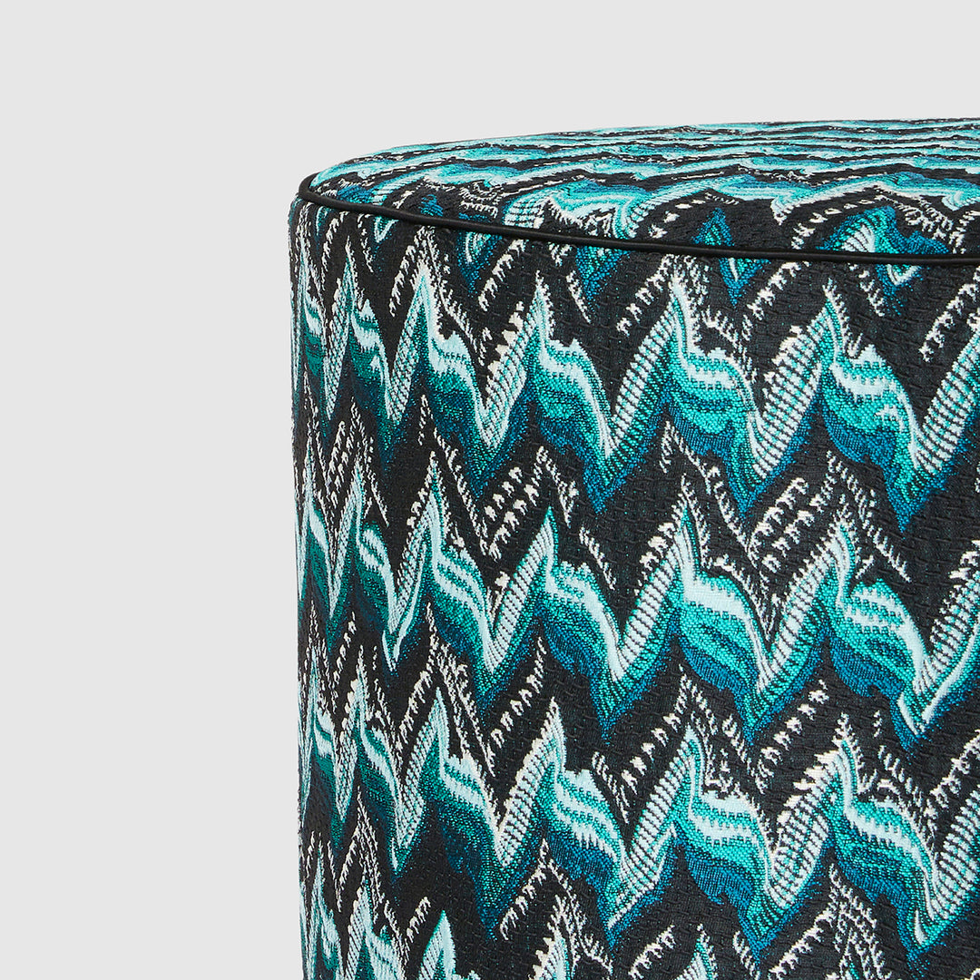 missoni home | fluidity cylinder pouf | colour 134