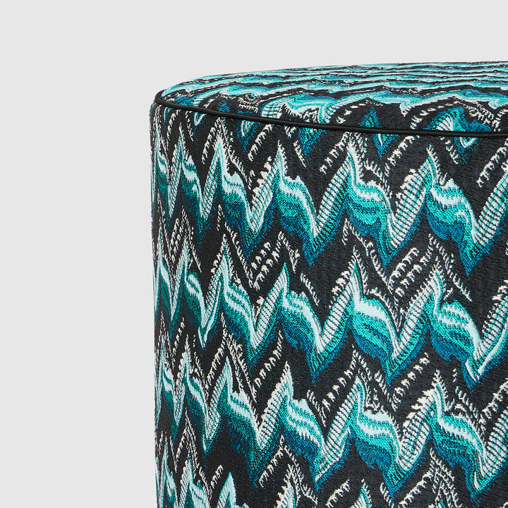 missoni home | fluidity cylinder pouf | colour 134