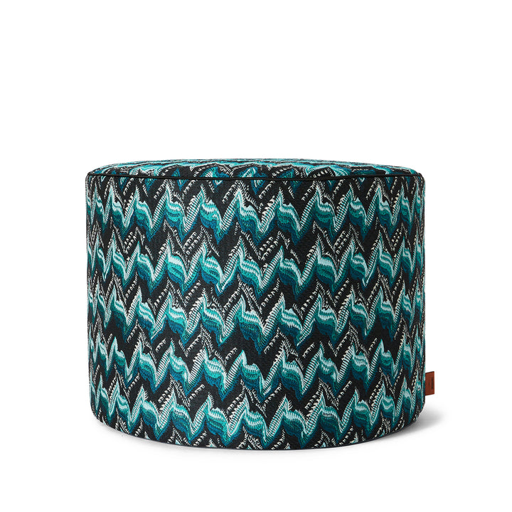 missoni home | fluidity cylinder pouf | colour 134