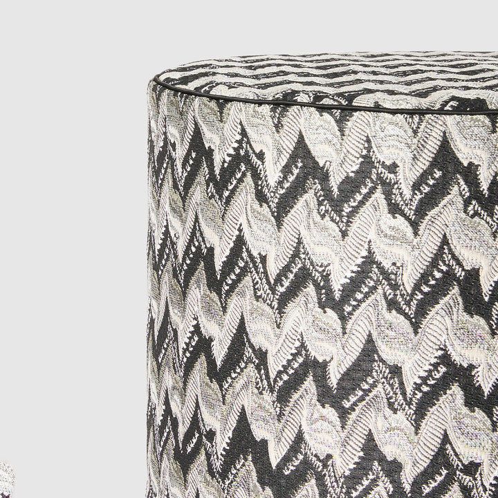 missoni home | fluidity cylinder pouf | colour 160