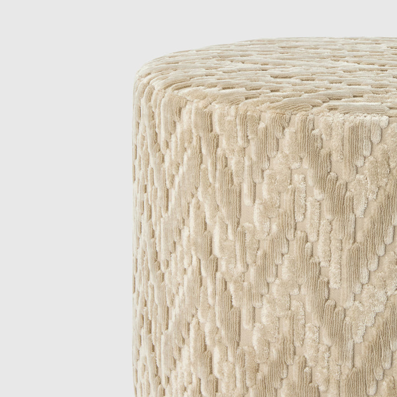 missoni home | fossile cylinder pouf | colour 48