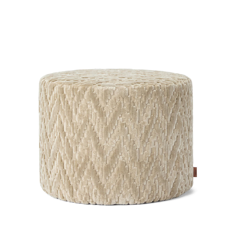 missoni home | fossile cylinder pouf | colour 48