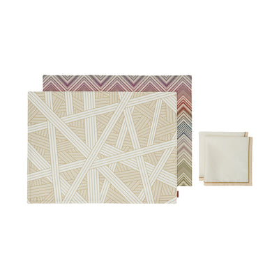 missoni home | marea nastri placemat + napkin set | colour 100