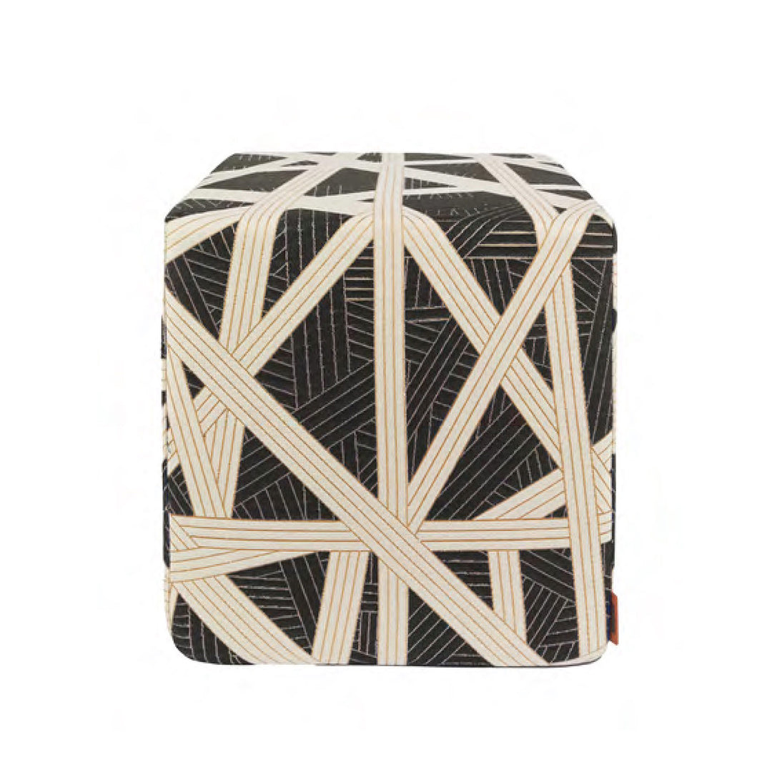 missoni home | nastri cube pouf | colour 601