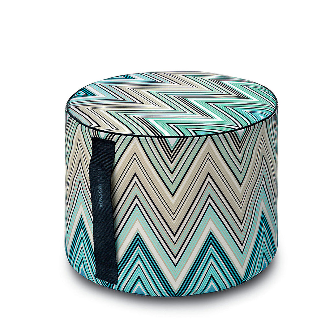 missoni home | kew outdoor cylinder pouf | colour 170