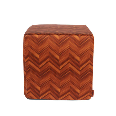 missoni home | layers inlay cube pouf | colour 64 - DC
