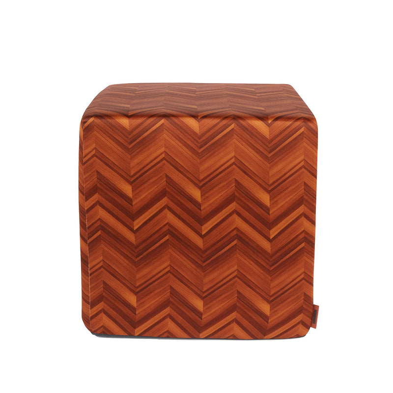 missoni home | layers inlay cube pouf | colour 64 - DC