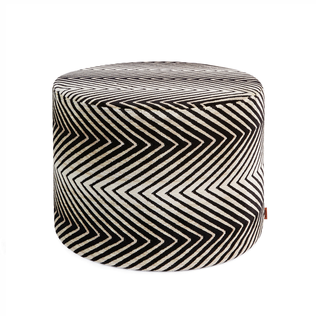 missoni home | ziggy cylinder pouf | colour 601