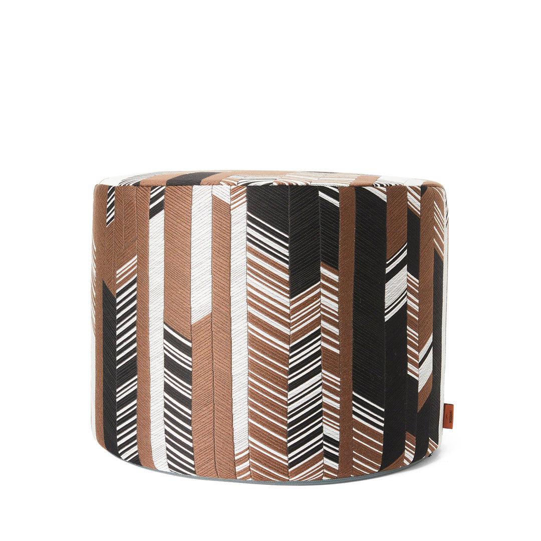 missoni home | rafia cylinder pouf | colour 38
