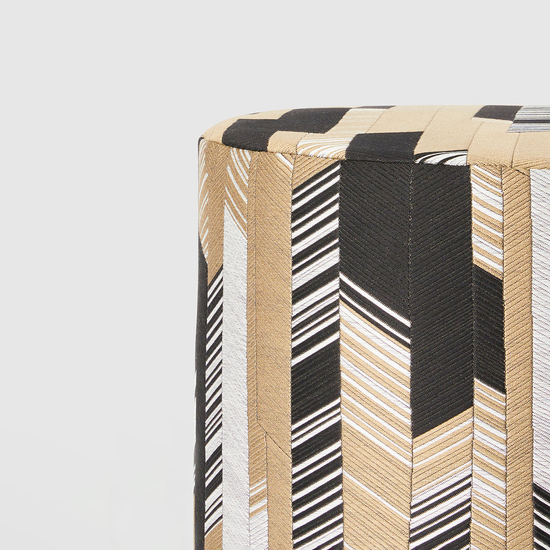 missoni home | rafia cylinder pouf | colour 48