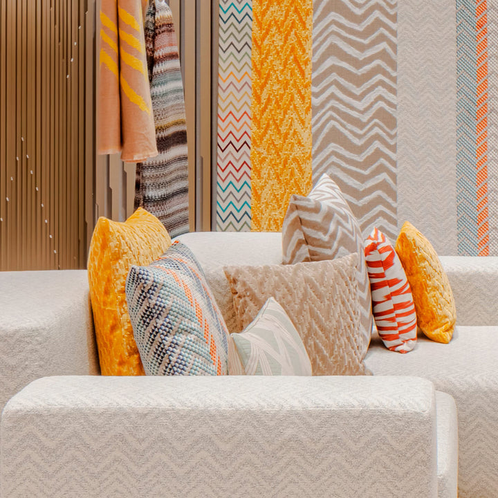missoni home | squame cushion 30x60cm | colour 159