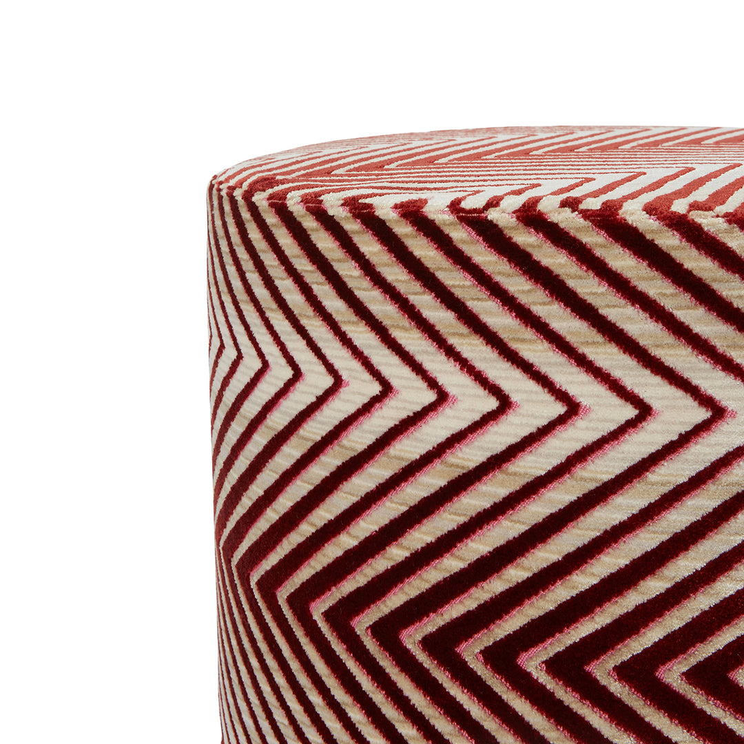 missoni home | ziggy cylinder pouf | colour 156