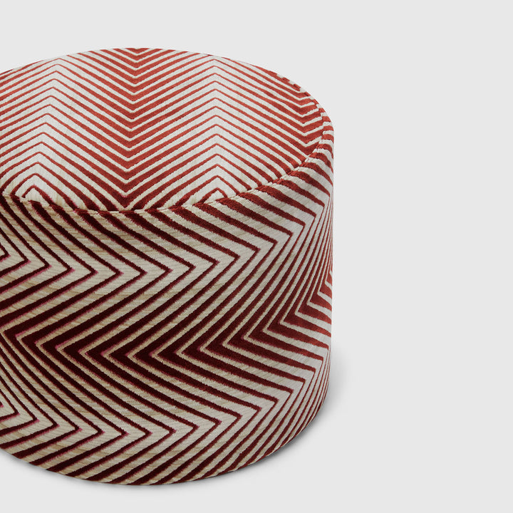 missoni home | ziggy cylinder pouf | colour 156