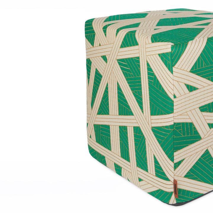 missoni home | nastri cube pouf | colour 651