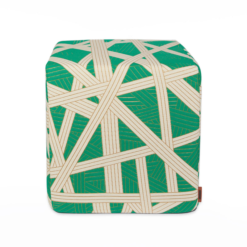 missoni home | nastri cube pouf | colour 651