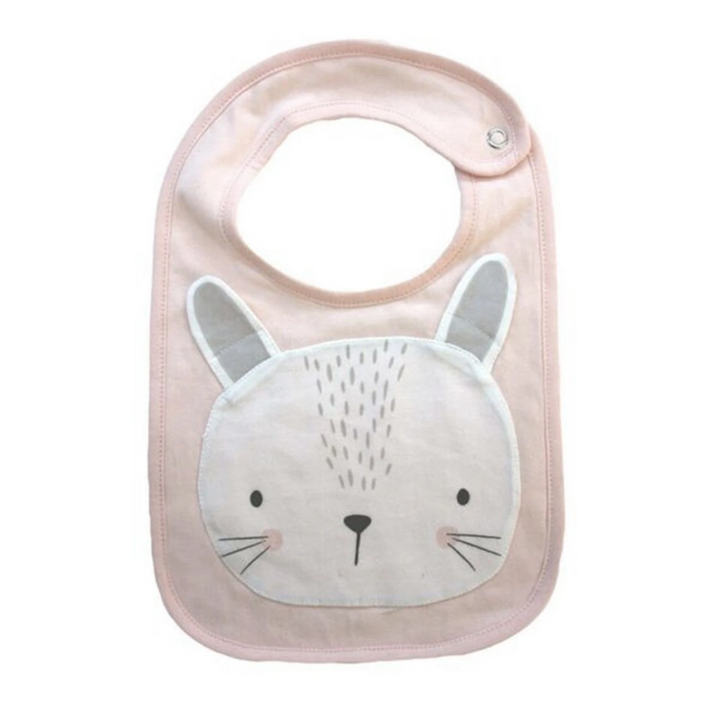 mister fly | face bib | bunny pink  - DC