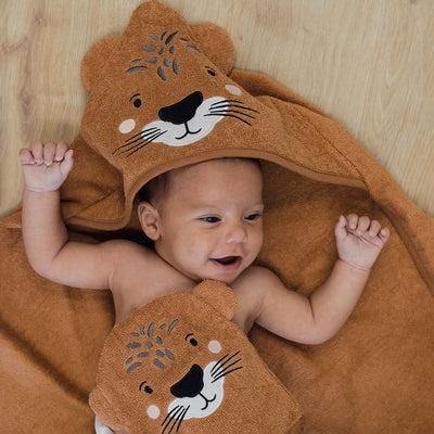 mister fly | hooded towel | cheetah