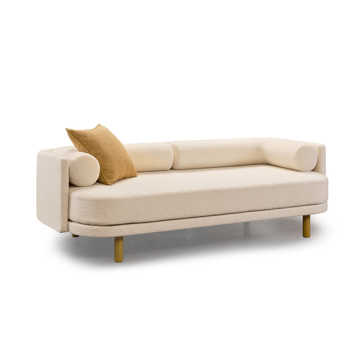 moeller design | CAJA daybed | right backrest | city velvet reloaded 138